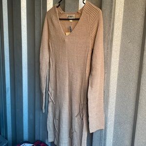 SayWhat? Bodycon Sweater Dress